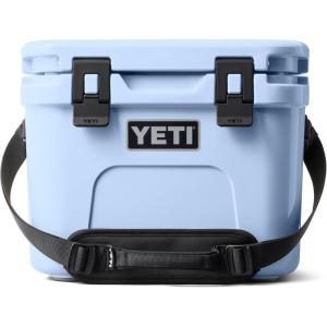 YETI Roadie 15 Hard Cooler with DoubleDuty Shoulder Strap(Big Sky Blue)