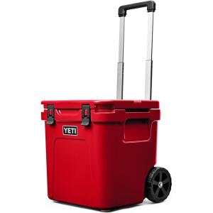YETI Roadie 48 Wheeled Cooler with Retractable Periscope Handle(Rescue Red)