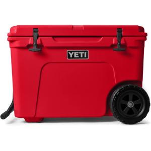 YETI Tundra Haul Portable Wheeled Cooler(Rescue Red)