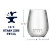 YETI Rambler Wine Chiller, (2) Rambler 10 oz Wine Tumbler, Vacuum Insulated, Stainless Steel with MagSlider Lid, Navy